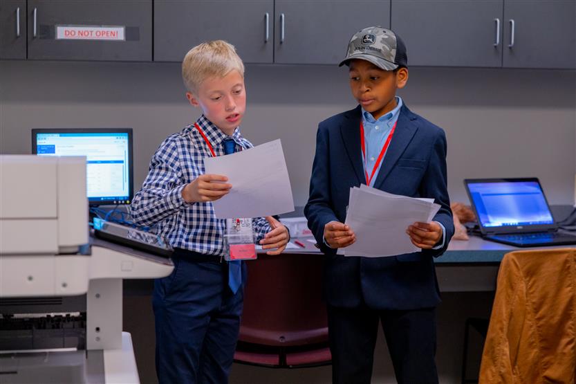 Scales Elementary students go to BizTown